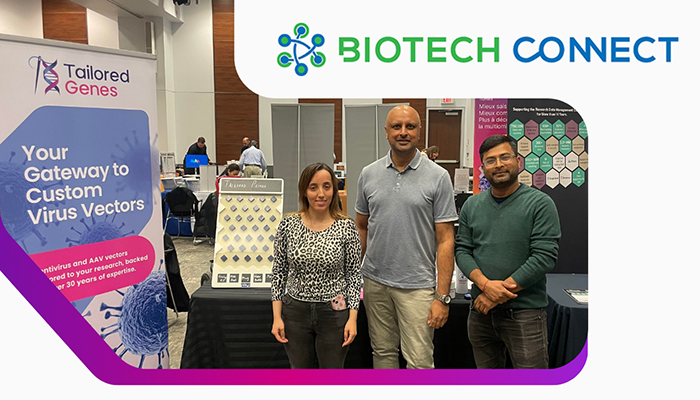 Tailored Genes Connects with Canada’s Research Community at BioTech Connect